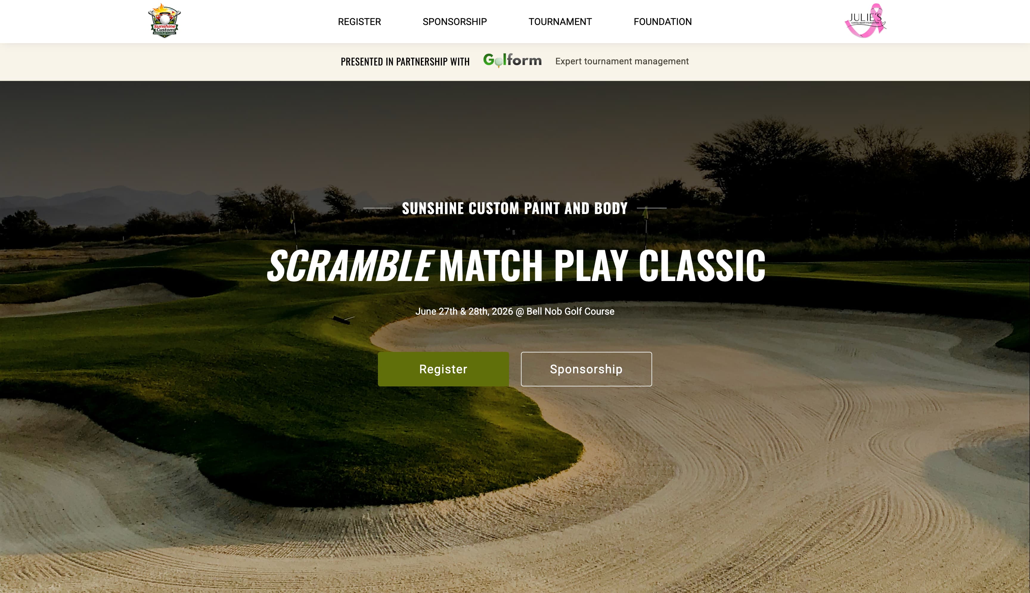 Julie's CHF Scramble Classic — Tournament Registration & Payment System — Gillette, WY
