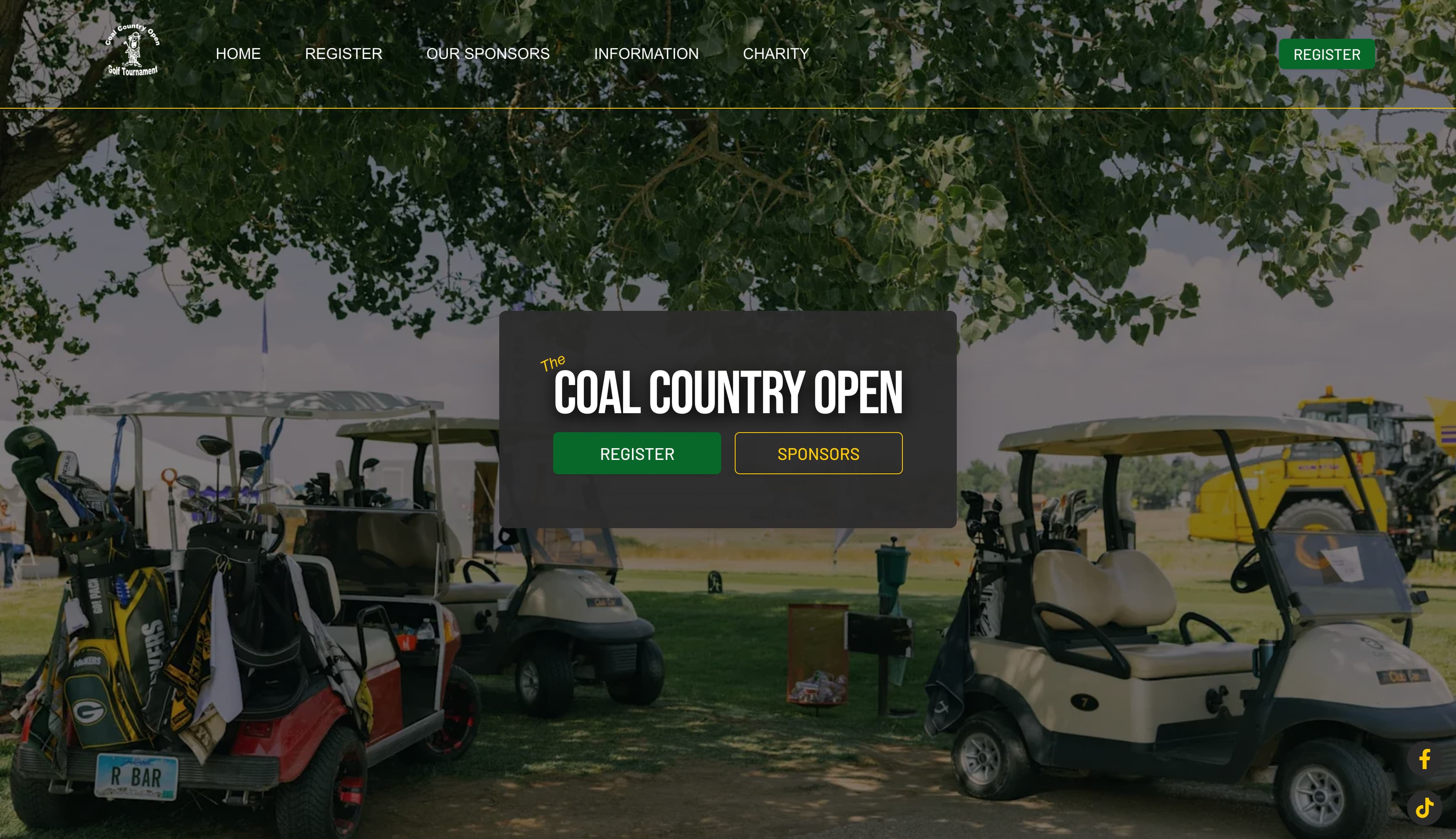 Coal Country Open — Tournament Registration & Sponsor Platform — Gillette, WY